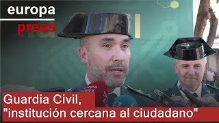 Guardia Civil pretende acercarse a la ciudadanía a través de los actos por el día de su patrona [upl. by Sophronia]