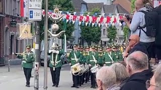 BTK Königshoven Schützenfest Bedburg 2024 Parade Samstag Magarethenmarsch [upl. by Estell]