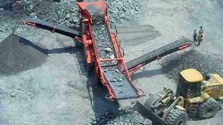 Sandvik QE440 making Rip Rap [upl. by Ehav]