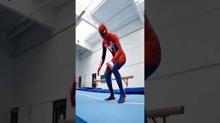 When SpiderMan takes over the Gym… 😄🤙 parkour [upl. by Gord]