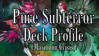 Pure Subterror Deck Profile  Naturia Beast Combo PostMACR  Subterror Weekend [upl. by Kelley]