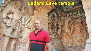 Badami cave Temple ಬಾದಾಮಿ ಗುಹಾಂತರ ದೇವಾಲಯಗಳು Bagalkot Tourism Chalukya Dynasty temple of Karnataka [upl. by Rayford]