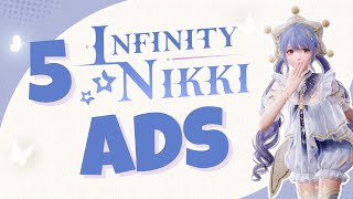 ⭐ Infinity Nikki ⭐ 5 cute global ads [upl. by Yggam]