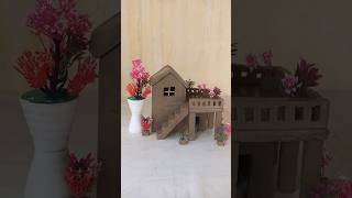 Beautiful clay house🏠  diy viral craft clay shorts [upl. by Awe]