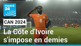 CAN 2024  la Côte dIvoire renverse le Mali in extremis et simpose en demifinale • FRANCE 24 [upl. by Sedinoel]