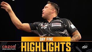 EPIC COMEBACK  Day Five Highlights  2022 Cazoo Grand Slam of Darts [upl. by Hamel]