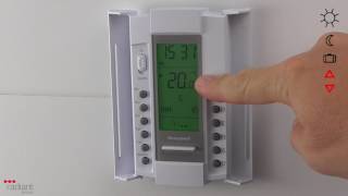 Honeywell TH115 Thermostat Setup Instructions [upl. by Oigufer]