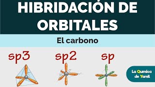 Hibridación de orbitales del carbono  sp3 sp2 sp [upl. by Gregoire]