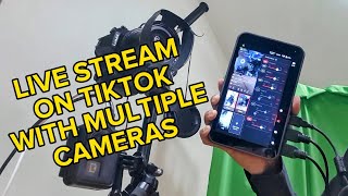 How to Live Stream on Tiktok with Multiple Cameras VERTICALLY  Yololiv Instream Review Part 1 [upl. by Barbe]