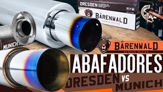 Qual a diferença dos Abafadores Munich e Dresden da Barenwald  DUB Store [upl. by Muhammad]