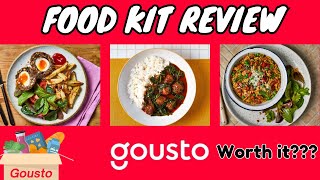 Reviewing a GOUSTO Meal Kit Box in the UK [upl. by Conrad324]