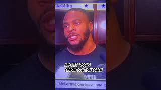 Micah Parsons Goes Scorched Earth On Mike McCarthy😳😳😂😂😡😡coachgibsontv nfl shorts sports [upl. by Nylyoj31]