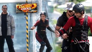 Khatron Ke Khiladi 14 Update Abhishek Kumar Bane 1st Safe Khiladi Nimrit Sumona Ki Halat Hui Down [upl. by Yelkcub451]