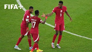 Qatars First Goal At The FIFA World Cup [upl. by Onit]