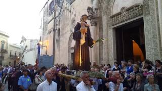 SantAntonio di Padova Luscita della processione Galatina 1262014 [upl. by Myrlene]