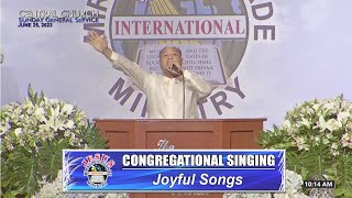 JMCIM  Congregational Singing  Joyful Songs  June 25 2023 [upl. by Kerwon]