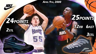 Penny Hardaway VS Jason Williams Faceoff April 9th 2000 [upl. by Akinwahs]