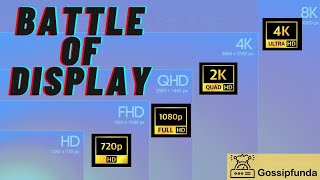 Battle of displays QHD vs UHD QHD vs 4k FHD vs HD FHD vs UHD [upl. by Kraus731]