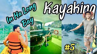 Ha Long Bay Cruise 🚢 and Kayaking [upl. by Yoho494]