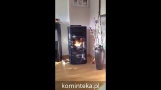 Piec wolnostojący na pelet La Nordica Extraflame Graziosa Steel Jak się pali w piecu na pellet [upl. by Agamemnon]