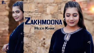 Heer Khan Pashto New Tappy Song 2024  Zakhmoona Tappy  Heer Official Music Video  Pashto Studio [upl. by Griswold]