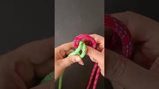 Excellent and strong connection of two ropes knot rope [upl. by Ahsratan]