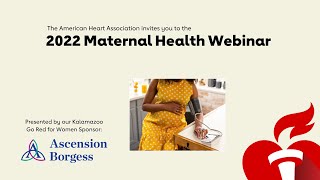 Maternal Health Webinar [upl. by Ardnek]