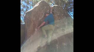 Quest for the Chalice V1  Enlightenment Ridge  Pine Mountain climbing bouldering [upl. by Dlaniger]