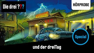 Die drei   Sonderfolge und der dreiTag  Hörprobe zum Hörspiel [upl. by Clotilde514]