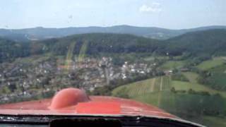 Start und Landung auf dem Flugplatz WitzenhausenBurgberg [upl. by Budd]