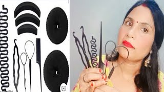 easy hairstyles with hair tools hair styling toolshair toolshair tutorialhair tools tutorial [upl. by Cerelia68]