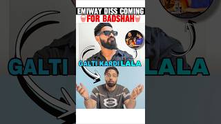 EMIWAY BANTAI DISS COMING FOR BADSHAH 📈🔥 emiwaybantai honeysingh badshah [upl. by Enneiluj]