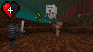 Minecraft Bedrock  Teamwork Challenge Skeleton Of Doom 4 [upl. by Lechner]