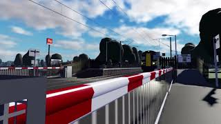 Bawtry Road Station Level Crossing  Roblox 09052024 [upl. by Ahtamat]