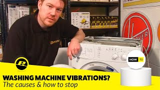 How to Prevent a Washing Machine Shaking and Spinning Noisily [upl. by Magena]