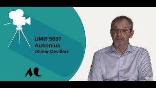 LUnité de Mixte Recherche Ausonius présentée par Olivier Devillers [upl. by Sigismond]