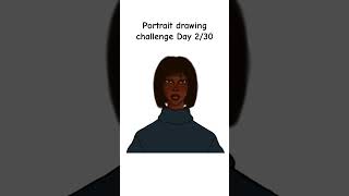 portrait drawing challenge Day 230 howtodraw digitalart [upl. by Ahsiekyt]