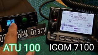 ICOM IC7100 with ATU 100 Tuner  Budget Price [upl. by Jonme]