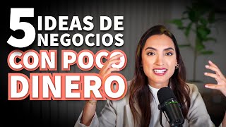 5 IDEAS DE NEGOCIO MUY RENTABLES 💰 ¡CON POCO DINERO  Tati Uribe [upl. by Eenerb]