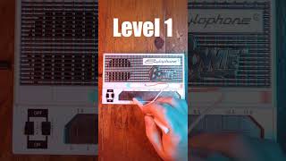 3 Levels Of Megalovania on Stylophone Stylophone megalovania undertale shorts [upl. by Ravaj]