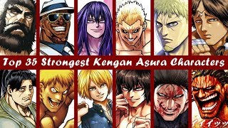 Top 35 Strongest Kengan Ashura Fighters [upl. by Stiruc159]