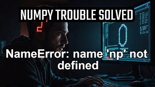 NameError name np not defined  vscode  jupyternotebook  pycharm [upl. by Deegan]