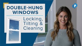 How to Use DoubleHung Windows Locking Tilting amp Cleaning [upl. by Spear]