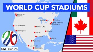 FIFA World Cup 2026 Stadiums [upl. by Idnis262]