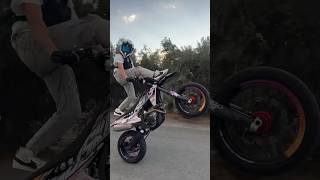 Cipro vibes🫶🏻 ktm ktm450 motard supermoto stunt wheelie impennata enduro motard [upl. by Animsaj]