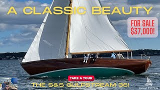 A Classic Sailboat That Is Ready To Go The 1961 SampS designed Gulfstream 36 A real stunner SOLD [upl. by Einnalem]