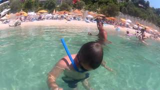 Swimming Underwater in the Sea  Vlore  GoPro [upl. by Kylie]