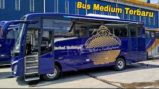 Bus terbaru berwarna biru Review JETBUS 5 MD Jackal Holidays [upl. by Photima451]