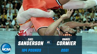 Cael Sanderson v Daniel Cormier NCAA title match at 184 pounds [upl. by Aysahc]