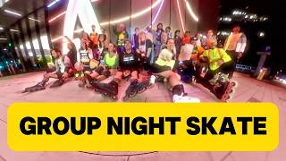 Night Skating Vibes in Downtown San Jose NO MUSIC – Filmed in 360 [upl. by Ly]